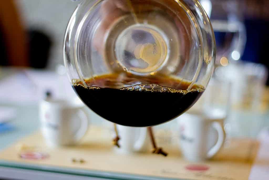 Colombian coffee in a Chemex