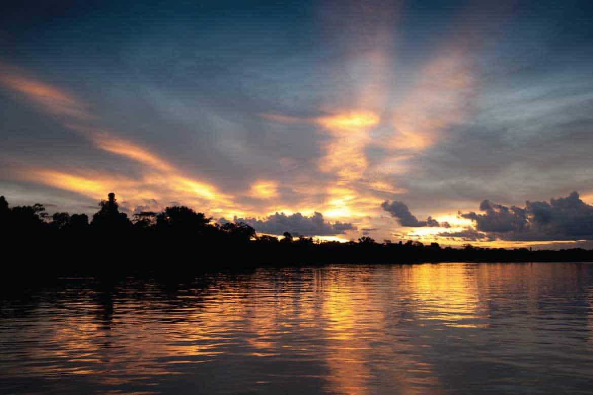 Amazonas Colombia tours sunset