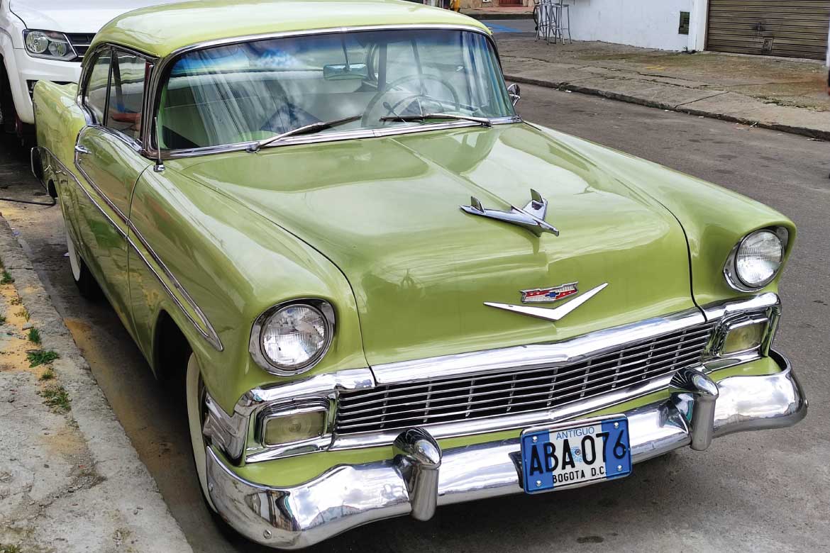 Restored Chevrolet in Bogotá